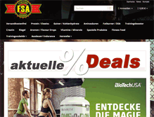 Tablet Screenshot of fitnesshop.de